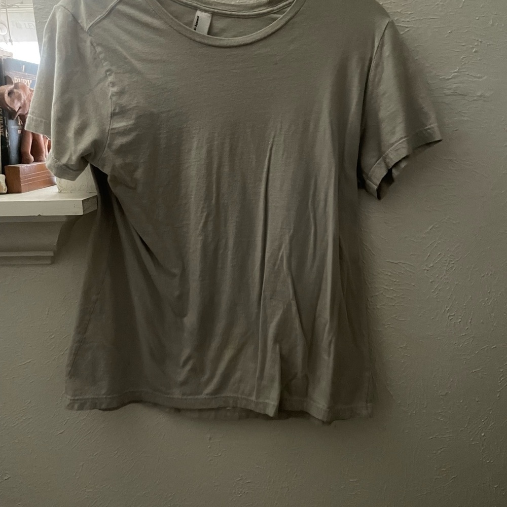 American Apparel Green Relaxed Short Sleeve T-Shirt